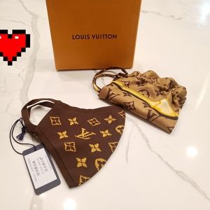 LOUIS VUITTON MONOGRAM FACE MASK KNIT